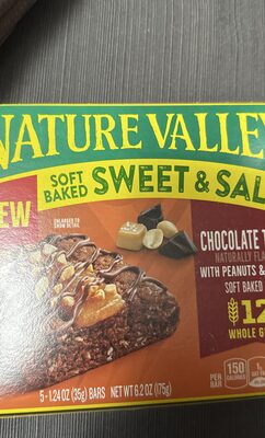 Nature Valley Sweet & Salty Chocolate Turtle Soft Baked Bars 5 Count