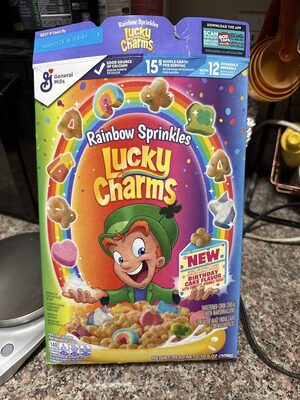 Lucky Charms Rainbow Sprinkles Breakfast Cereal