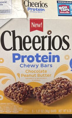 Cheerios Protein Peanut Butter Chocolate Cereal Bars 5 Count