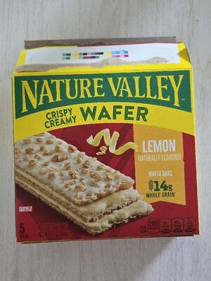 Nature Valley Lemon Crispy Creamy Wafer Bars 5 Count