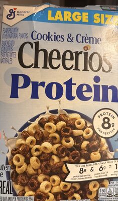 Cheerios Protein Cookies 'N Cream Breakfast Cereal Large Size