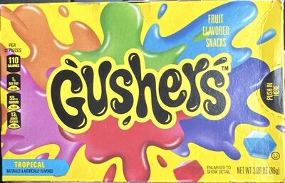 Gushers Tropical Fruit Flavored Snacks