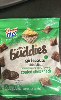 Chex Mix Muddy Buddies Girl Scouts Thin Mints Snack Mix