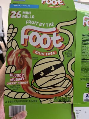 Fruit by the Foot Halloween Mini Fruit Flavored Snacks 26 Count