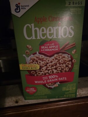 Apple Cinnamon Cheerios Breakfast Cereal 2 Pack