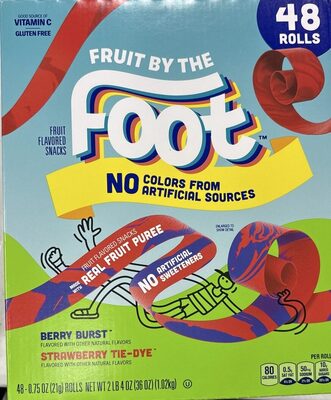 Fruit by the Foot Fruit Flavored Snacks Variety Pack 48 Count
