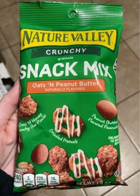 Oats 'N Peanut Butter Crunchy Granola Snack Mix, Oats 'N Peanut Butter