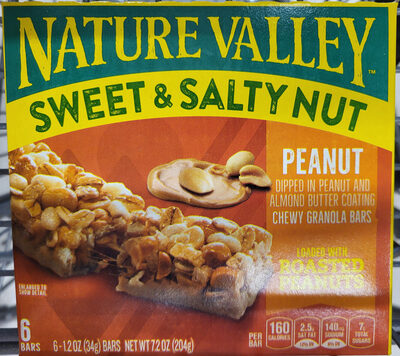 Nature Valley Sweet & Salty Nut Peanut Granola Bars 6 Count