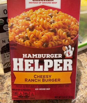 Cheesy Ranch Burger Hamburger Helper