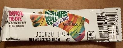 Tropical Tie-Dye Mini Fruit Roll-Up