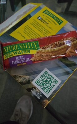 Nature Valley Pretzel Peanut Butter Crispy Creamy Wafer Bar