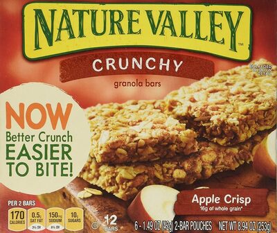 Nature Valley Crunchy Apple Crisp Granola Bars 6 Count