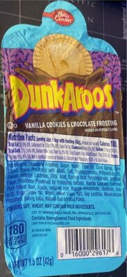 DunkAroos Chocolate Cookies and Double Chocolate Frosting