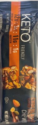:ratio Keto Friendly Chocolate Nut Chewy Bar