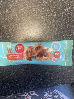 Fiber One Weight Watchers Peanut Butter Cocoa Crumble Protein Bar