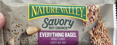 Nature Valley Savory Nut Crunch Everything Granola Bar