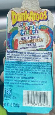 DunkAroos Vanilla Cookies and Cinnamon Toast Crunch Frosting