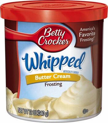 Betty Crocker Whipped Butter Cream Frosting