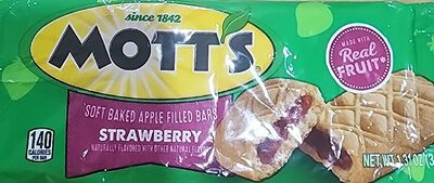 Mott's Strawberry Soft Baked Apple Filled Bar