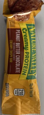 Nature Valley Creamy Protein Peanut Butter Chocolate Creamy Crispy Bar