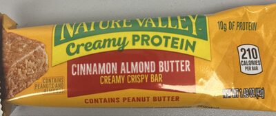 Nature Valley Creamy Protein Cinnamon Almond Butter Creamy Crispy Bar