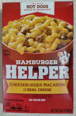 Hamburger Helper Cheeseburger Macaroni Pasta Meal