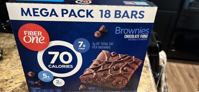 Fiber One 70 Calorie Chocolate Fudge Brownies 18 Count
