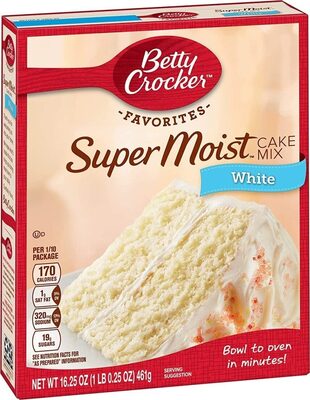 Betty Crocker Super Moist White Cake Mix