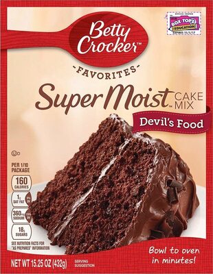 Betty Crocker Super Moist Devil's Food Cake Mix