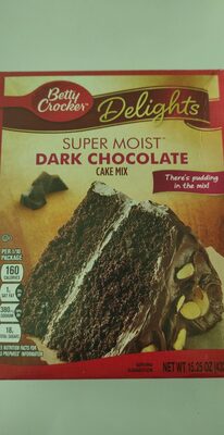 Betty Crocker Super Moist Dark Chocolate Cake Mix