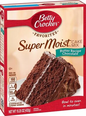 Butter Recipe Chocolate Super Moist Cake Mix, Butter Recipe Chocolate