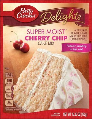 Betty Crocker Super Moist Cherry Chip Cake Mix