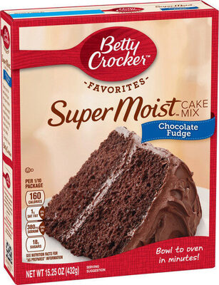 Betty Crocker Super Moist Chocolate Fudge Cake Mix