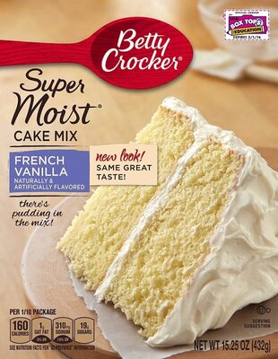 Betty Crocker Super Moist French Vanilla Cake Mix
