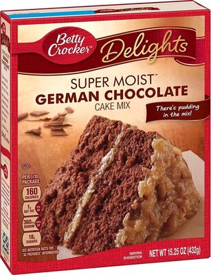 Betty Crocker Super Moist German Chocolate Cake Mix