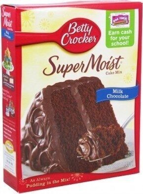 Betty Crocker Super Moist Milk Chocolate Cake Mix