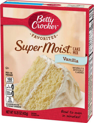 Betty Crocker Super Moist Vanilla Cake Mix