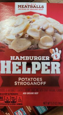 Potatoes Stroganoff Hamburger Helper