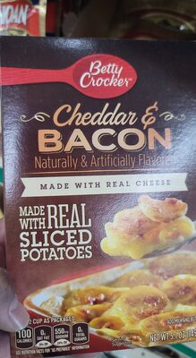 Betty Crocker Cheddar and Bacon Potatoes
