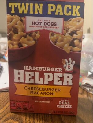 Cheeseburger Macaroni Hamburger Helper Twin Pack