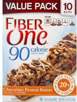 Fiber One 70 Calorie Chocolate Peanut Butter Chewy Bars 10 Count
