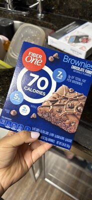 Fiber One 70 Calorie Chocolate Fudge Brownies 6 Count