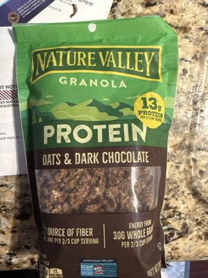 Nature Valley Oats & Dark Chocolate Protein Granola Cereal