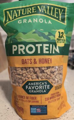 Nature Valley Oats & Honey Protein Granola Cereal