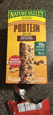 Nature Valley Protein Peanut Butter Dark Chocolate Chewy Bars 30 Count