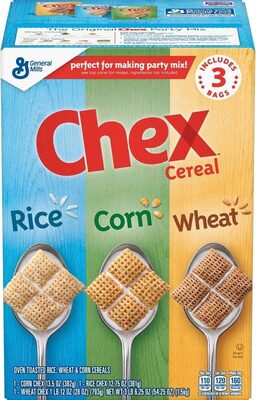 Triple Pack Corn, Rice and Wheat Chex Cereal