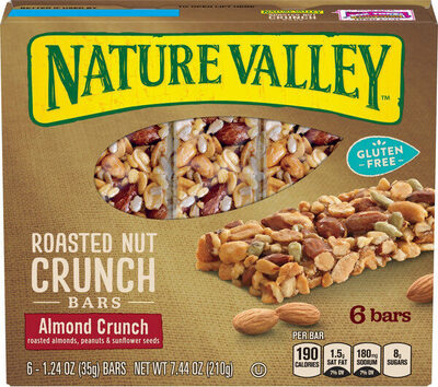 Almond Crunch Roasted Nut Crunch Bars, Almond Crunch