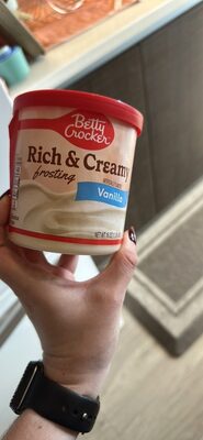 Betty Crocker Rich & Creamy Vanilla Frosting