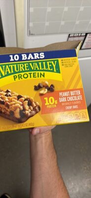 Nature Valley Peanut Butter Dark Chocolate Gluten-Free Protein Bars 10 Count