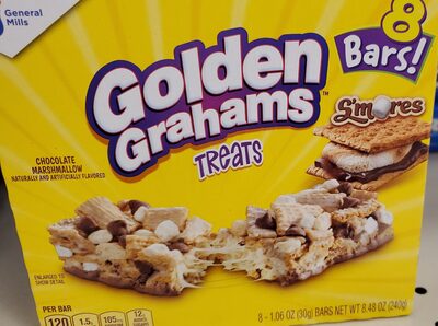 Golden Grahams S'mores Treat Bars 8 Count